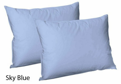 ARLinens Pair Of Pillowcase Polycotton Plain Dyed Housewife Pair Of Pillow Covers 75Cmx50Cm