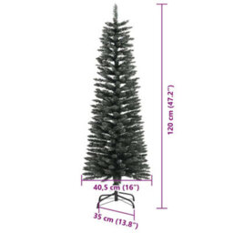 Vidaxl Artificial Christmas Tree With 150 Leds With Stand Green 120 Cm - thumbnail 3