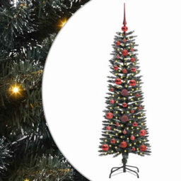 Vidaxl Artificial Christmas Tree With 150 Leds With Stand Green 120 Cm - thumbnail 2