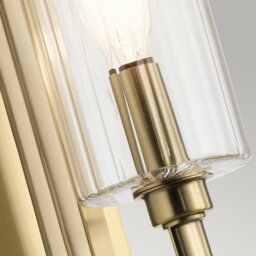 Luminosa Lighting Luminosa Kichler Kimrose Wall Lamp Brushed Natural Brass - thumbnail 3