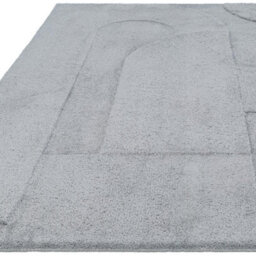 Furniturebox Uk Rift Light Blue Carved Arches Rug 120X170 - thumbnail 5