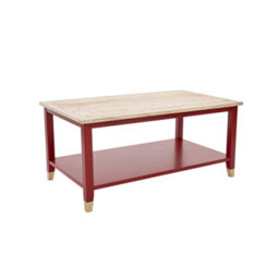 Cabinet Bits Palazzi Coffee Table H45 W100 D56Cm Red/natural - thumbnail 2