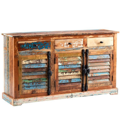 Buttercup Farm Coastal Large Sideboard - Wood - L40 X W140 X H80 Cm - image 1