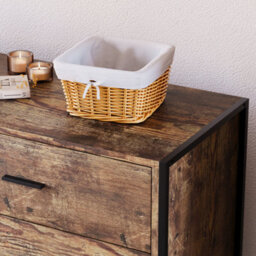 Lassic Vida Designs Brooklyn Dark Wood 6 Drawer Chest (H)795mm (W)1230mm (D)400mm - thumbnail 5