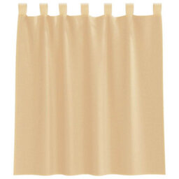 Berkfield Voile Curtains With Rod Pockets 2 Pcs Sand - thumbnail 4