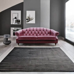 Chesterfield 3 Seater Old English Burgandy Leather Sofa Settee Bespoke In Victoria Style - thumbnail 4