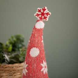 Samuel Alexander 30Cm Battery Operated Light Up Christmas Standing Gonk Decoration In Red - thumbnail 6