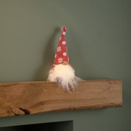 Samuel Alexander 30Cm Battery Operated Light Up Christmas Standing Gonk Decoration In Red - thumbnail 3