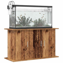 Walplus Old Wood Aquarium Stand Cabinet 101X41X58Cm Engineered Wood - Fish Tank Stand With Storage
