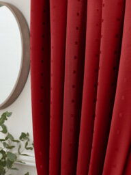 Luxury Living Adiso Pencil Pleat Taped Top Curtains Red - thumbnail 6