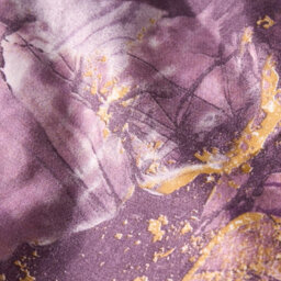 Ohs Marble Duvet Cover Set Quilt Bedding Reversible, Purple - Double - thumbnail 4