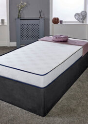 Extreme Comfort Ltd, Single - 3Ft, Damask Dual Sided Flat Sleep Surface Kids Value Essentials Foam Free Spring Mattress - thumbnail 1