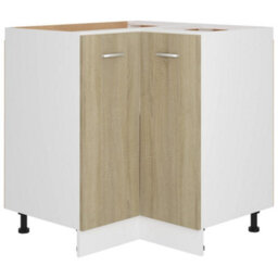 Vidaxl Corner Bottom Cabinet Lyon Sonoma Oak 75.5X75.5X81.5 Cm Engineered Wood - thumbnail 2