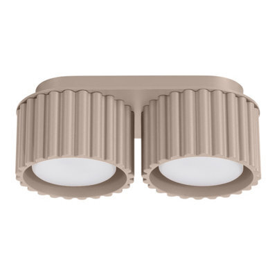 Luminosa Lighting Luminosa Aura Surface Mounted Downlight Taupe 2X Gx53 - image 1