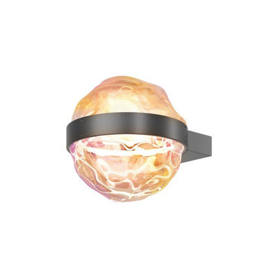 Luminosa Lighting Luminosa Misterio Modern Globe Wall Lights Dimmable Black 2700K 650Lm Colorful Shade - image 1