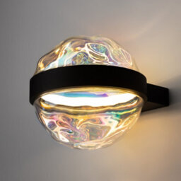 Luminosa Lighting Luminosa Misterio Modern Globe Wall Lights Dimmable Black 2700K 650Lm Colorful Shade - thumbnail 2