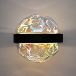 Luminosa Lighting Luminosa Misterio Modern Globe Wall Lights Dimmable Black 2700K 650Lm Colorful Shade - thumbnail 4