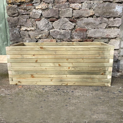 Buttercup Farm Norfolk Planter - Wood - L60 X W60 X H40 Cm - image 1