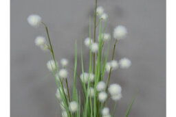 Annibells Artificial Large Grass With White Flowers (7571) - thumbnail 2