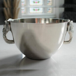 Aluminium Elephant Head Design Bowl - thumbnail 1