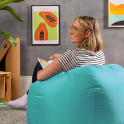 icon Adult Classic Beanbag Outdoor Waterproof Bean Bags Ready Filled - Light Blue - thumbnail 7