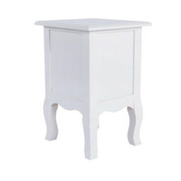 Pair Of White Bedroom Bedside Table Cabinet Nightstand With 2 Drawers - thumbnail 3