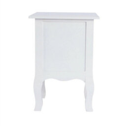 Pair Of White Bedroom Bedside Table Cabinet Nightstand With 2 Drawers - thumbnail 4