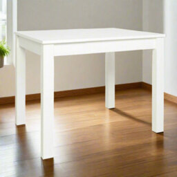 Heze Furniture Compact Extending Modern Dining Table - Ramen Mini 60X90-130 Cm - White