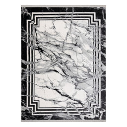 RugsX Modern Carpet Tuls Structural, Fringe 51210 Marble Anthracite 200X290 Cm - thumbnail 2