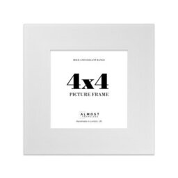 "15X15"" Red Picture Frame - 15X15"" Square Frame With 14X14"" Mount For 15X15""/14X14"" Pictures Vintage Style Wall Art, 1 Pack" - thumbnail 1