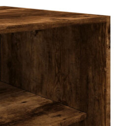 Berkfield Wardrobe Smoked Oak 100X50X200 Cm Engineered Wood - thumbnail 7