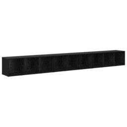 Berkfield Stylish Tv Cabinet 3 Pcs Black Oak Engineered Wood