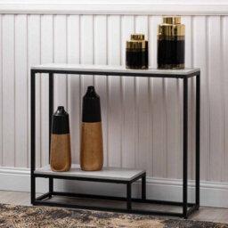 Vanity Living 49Cm Black And Gold Textured Ceramic Vase, Large Decorative Floor Vase For Living Room - thumbnail 6