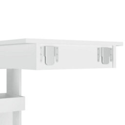 Berkfield Wall Bar Table White 102X45X103.5 Cm Engineered Wood - thumbnail 8