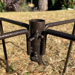 Selections Bird Feeding Station Stabiliser Stand Spikes In Hammertone Brown - thumbnail 3
