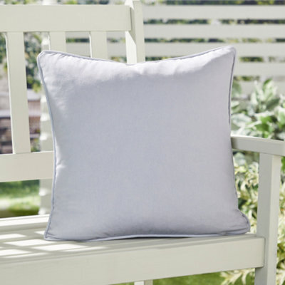 Fusion Plain Dye Water & Uv Resistant Silver Filled Cushion - image 1