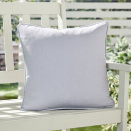 Fusion Plain Dye Water & Uv Resistant Silver Filled Cushion - thumbnail 1