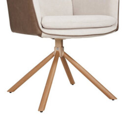 Swivel Armchair Mordern Occasional Tub Chair Accent Chair High Back Vanity Chair - thumbnail 6