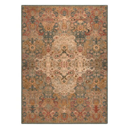 RugsX Wool Carpet Polonia Tropea Ornament, Flowers, Pastel Light Ruby Green 200X300 Cm - thumbnail 2