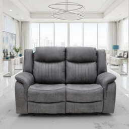 Furnishings For Less UK Lennox Grey Tech Fabric 3 + 2 Sofa Suite With Electric Recliner - thumbnail 3