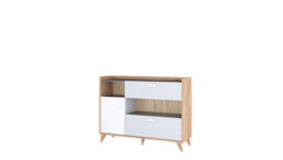 Arte Mood-05 - Versatile Sideboard Cabinet With Drawers And Shelves  (H)970mm (W)1300mm (D)400mm - thumbnail 2