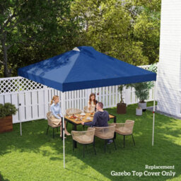 Outsunny Gazebo Roof Replacement Uv50+ Waterproof 3X3(M) Blue - thumbnail 9