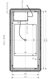 Affine Rectangle Led Bathroom Mirror Large Backlit Touch Demister Pad Mains 600X1200mm - thumbnail 3