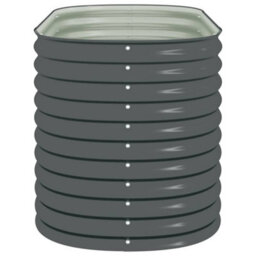 Walplus Garden Raised Bed 160X80X81 Cm Galvanised Steel Grey - thumbnail 6