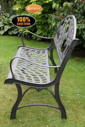 Gardeco 100% Cast Iron Bench With Tree - thumbnail 6