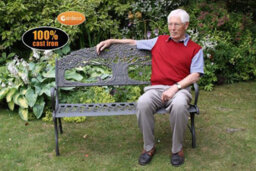 Gardeco 100% Cast Iron Bench With Tree - thumbnail 7