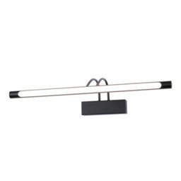 Living And Home Modern Aluminum And Acrylic Black Low-Energy Led Mirror 1-Light Bathroom Vanity Sconce - thumbnail 8