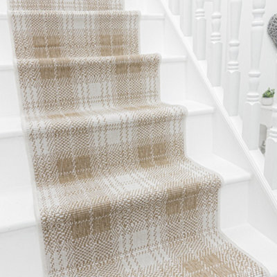 Plaid Stair Runner - Reversible, Durable & Hardwearing Carpet For Stairs & Staircases, Multiple Lengths - image 1