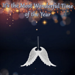 Christmas Tree Decoration Hanging Glitter Snowflake Angel Wings Silver - thumbnail 3