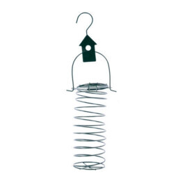 Homescapes Metal Hanging Bird Feeder With Bird Decoration, Bird House - thumbnail 1